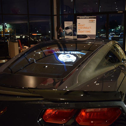 WindRestrictor® C7 Coupe Rear Add On Glow Plate image 5