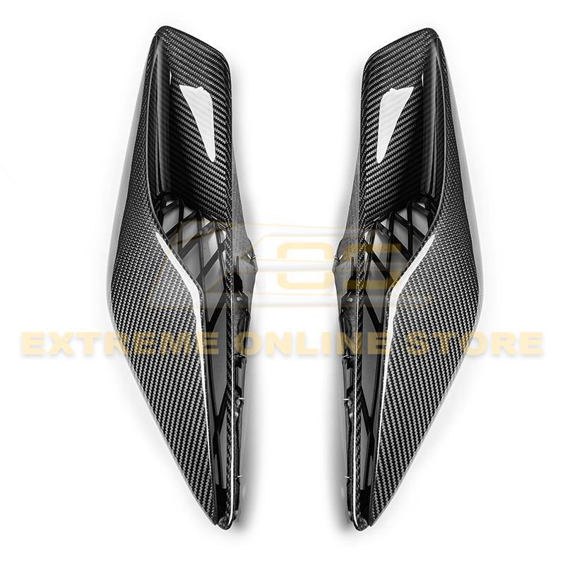 Corvette C7 DRY CARBON FIBER Rear Quarter Intake Vents image 10