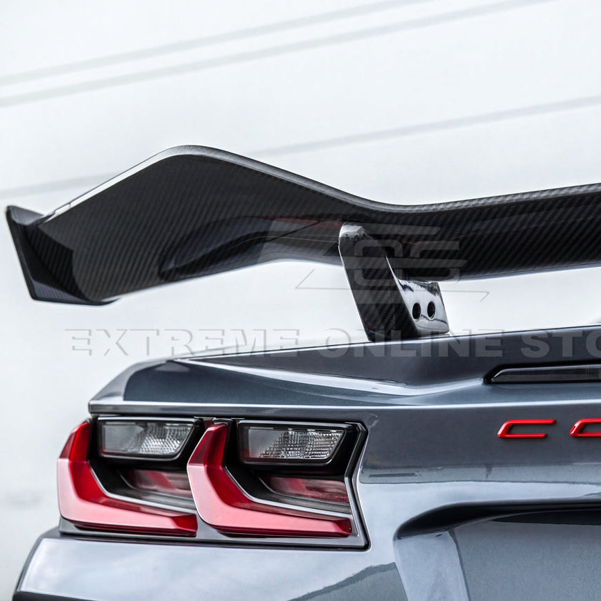 Corvette C8 Z06 W/ Z07 Package Factory Dry Carbon Fiber Rear High Wing Spoiler image 9