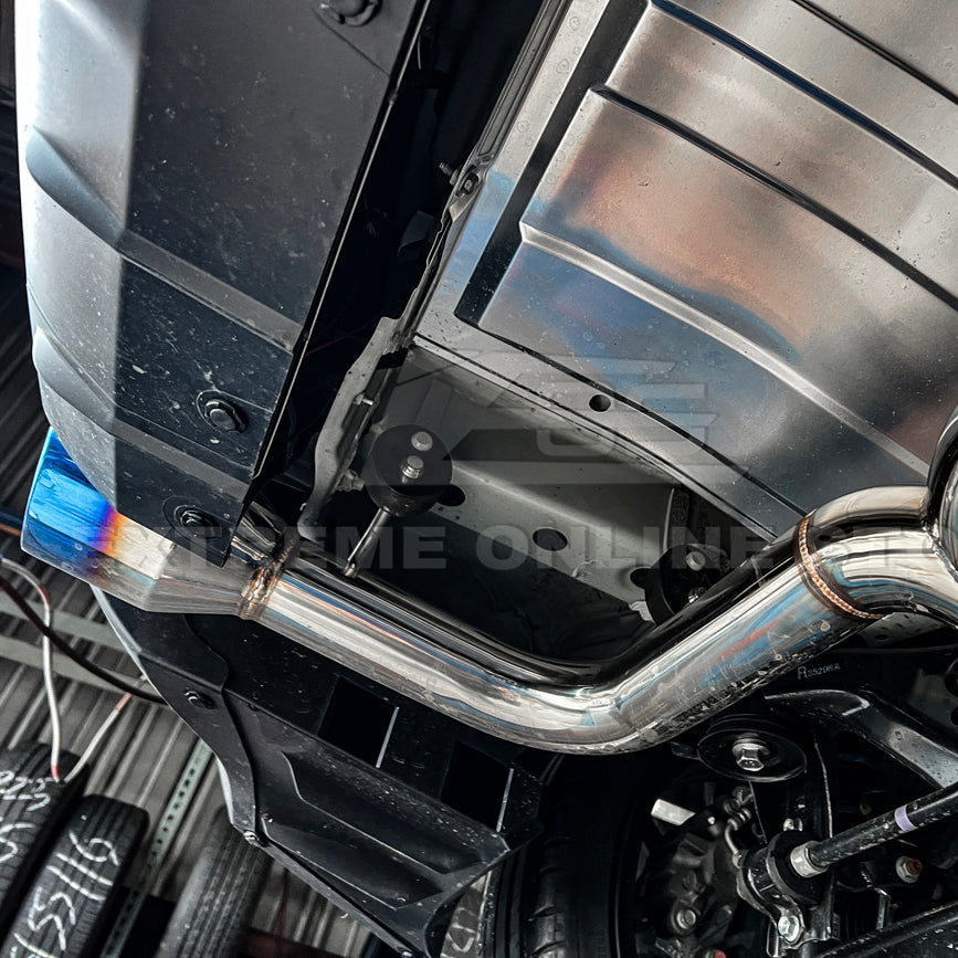2022-Up Toyota GR86 Subaru BRZ Cat Back Dual Tips Exhaust Kit image 27