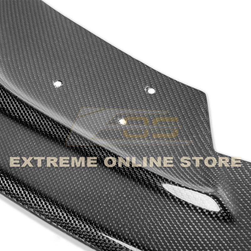 2015-20 BMW F82 M4 Carbon Fiber Front Splitter & Side Skirts image 9