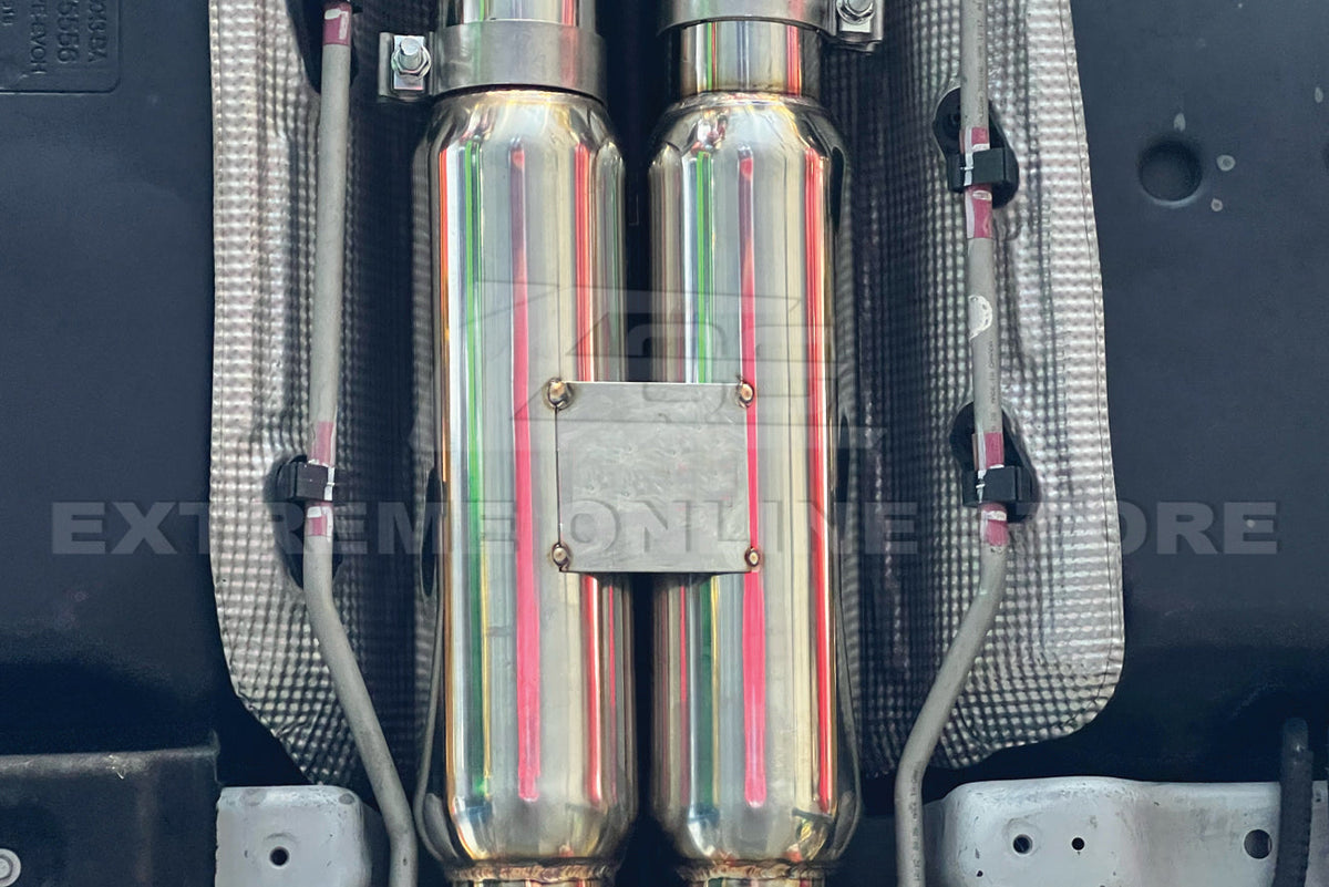 2016-PRESENT CHEVROLET CAMARO V8 COUPE DUAL TIPS CAT BACK EXHAUST image 10