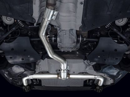 AWE Track Edition Axleback Exhaust for BMW G2X 330i/430i - Diamond Black image 7