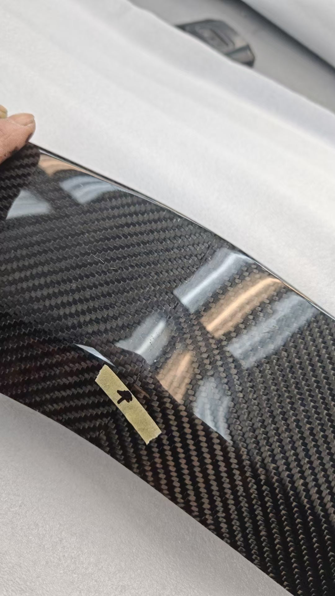 Blemished / Outlet - 2016-19 Cadillac CTS-V CARBON FIBER Front Splitter image 8