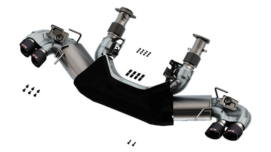 Borla 140839CF ATAK Valved Cat-Back Exhaust for C8 Corvette with Carbon Fiber Tips