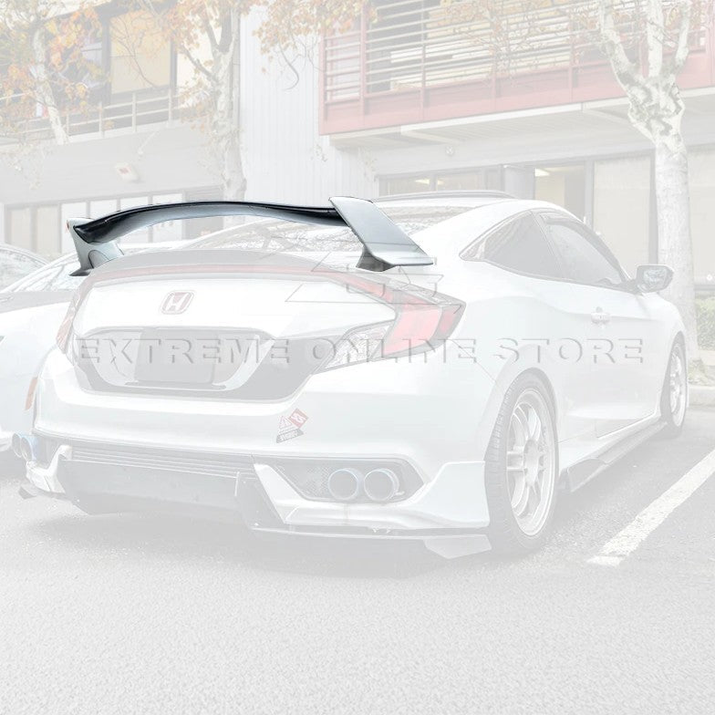 2016-20 Honda Civic Coupe Type R Conversion Rear Trunk Spoiler Kit image 11