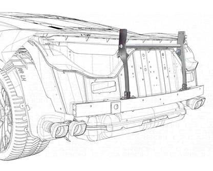 Corvette C8 Rear Wing Chassis Mount Kit | Stingray, Z06, Grand Sport, E-Ray & ZR1 (2020+) image 4