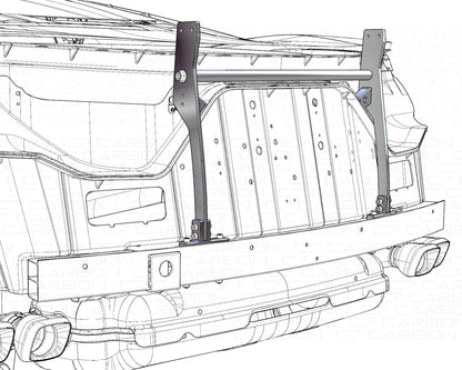 Corvette C8 Rear Wing Chassis Mount Kit | Stingray, Z06, Grand Sport, E-Ray & ZR1 (2020+) image 3