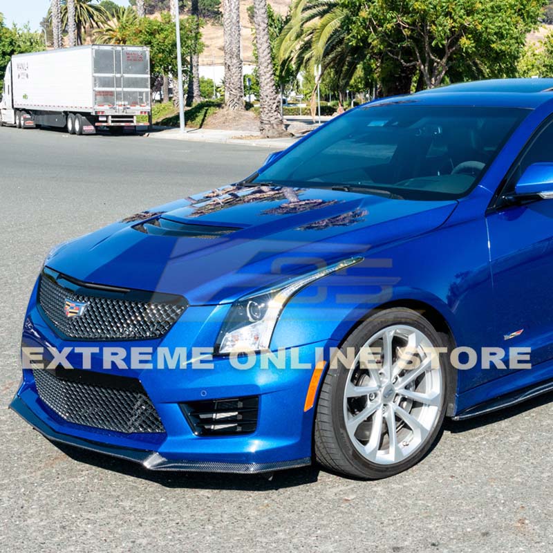 2016-19 Cadillac ATS-V Carbon Fiber Front Splitter image 3