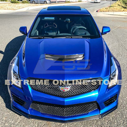 2016-19 Cadillac ATS-V Carbon Fiber Front Splitter image 1