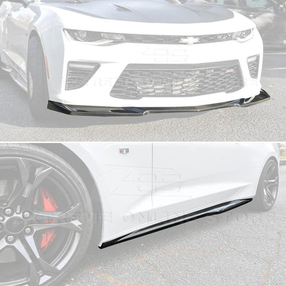 Camaro ZL1 Conversion Front Splitter Lip & Side Skirts image 1