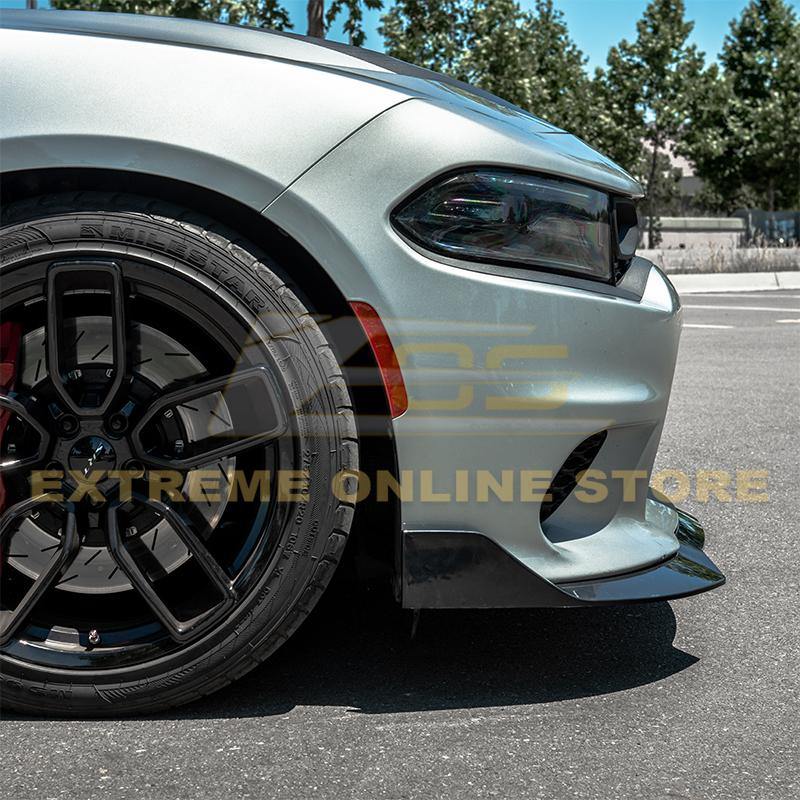 2015-Up Dodge Charger SRT Track Package Front Splitter image 14