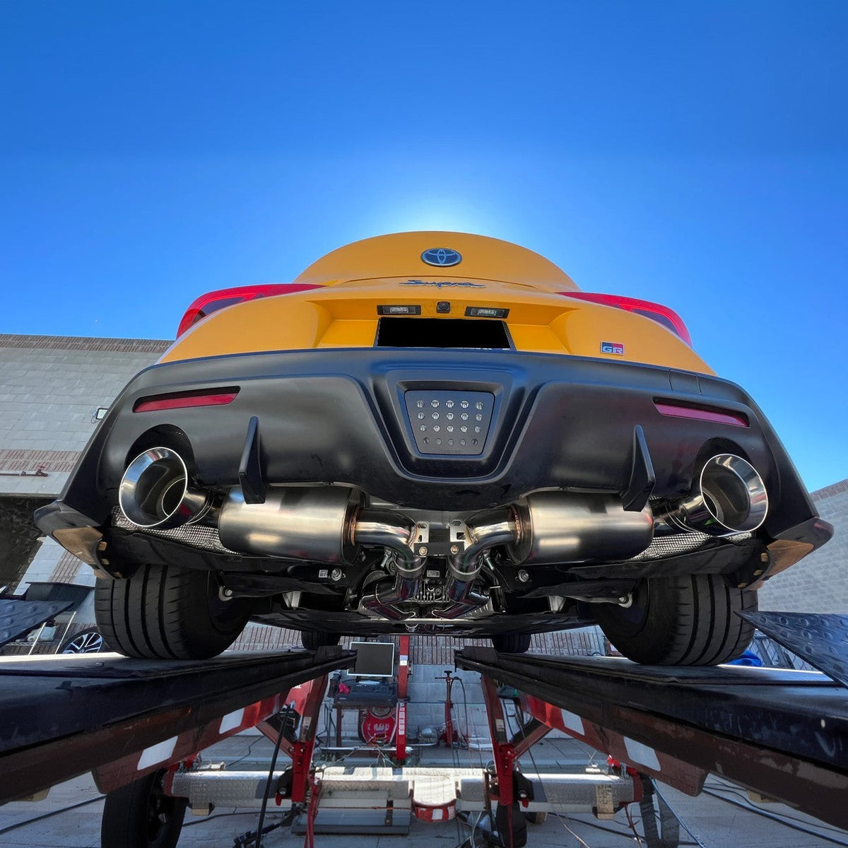 2020-Up Toyota Supra A90 A91 Dual Cat Back Exhaust image 3