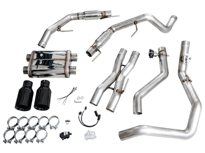 AWE SwitchPath™ Exhaust for Gen 3 Raptor - Diamond Black Tip image 14