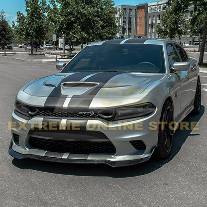 2015-Up Dodge Charger SRT Track Package Front Splitter image 11