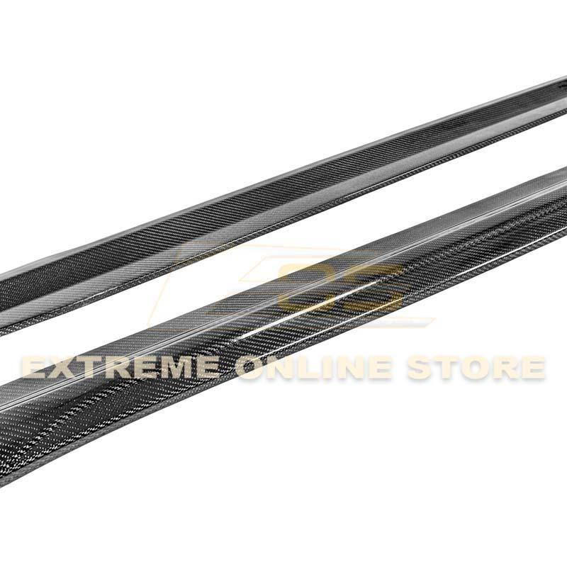 2016-19 Cadillac ATS-V Carbon Fiber Side Skirts Rocker Panels image 8