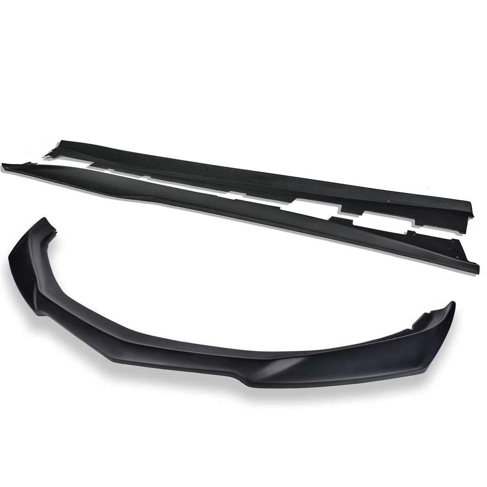 2019-Up Camaro RS & SS ZL1 Style Front Lip Splitter & Side Skirts image 26