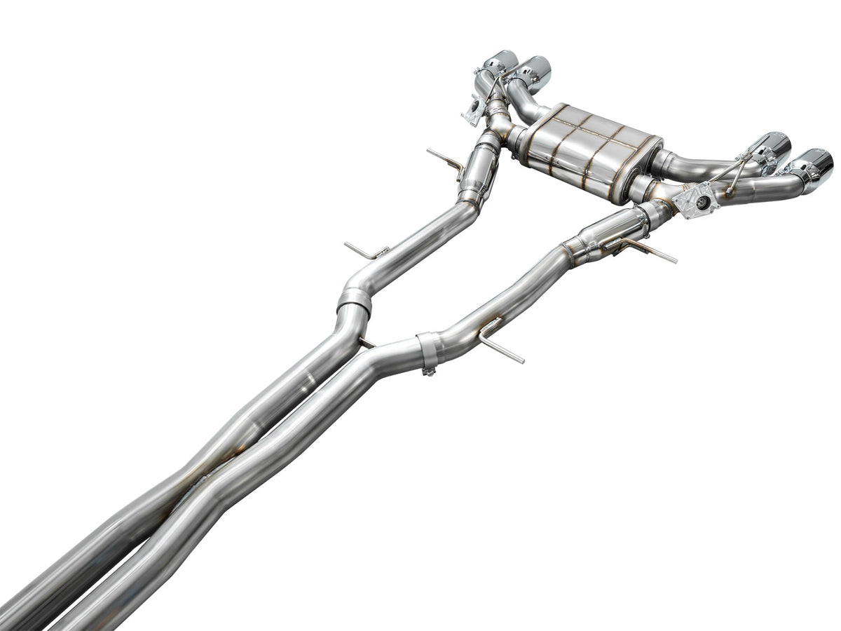 AWE SwitchPath™ Exhaust for Cadillac CT4-V Blackwing - Chrome Silver Tips image 13