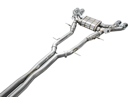AWE SwitchPath™ Exhaust for Cadillac CT4-V Blackwing - Chrome Silver Tips image 13