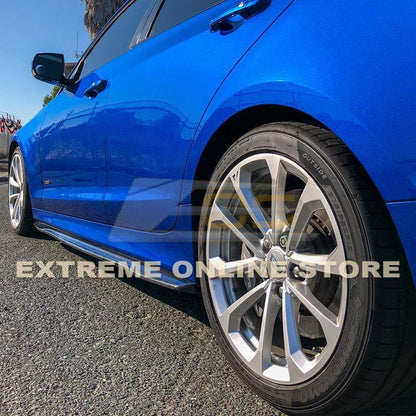 2016-19 Cadillac ATS-V Carbon Fiber Side Skirts Rocker Panels image 4