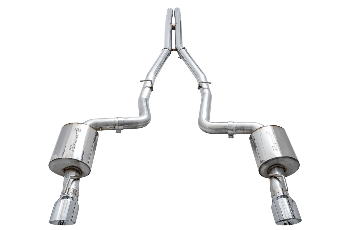 AWE Touring Edition Exhaust for 17+ Charger 5.7 - Chrome Silver Tips image 5