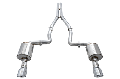 AWE Touring Edition Exhaust for 17+ Charger 5.7 - Chrome Silver Tips image 5