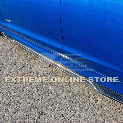 2016-19 Cadillac ATS-V Carbon Fiber Front Splitter & Side Skirts image 20