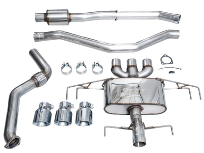 AWE Touring Edition Exhaust for DE5 Integra Type-S - Triple Chrome Silver Tips image 24