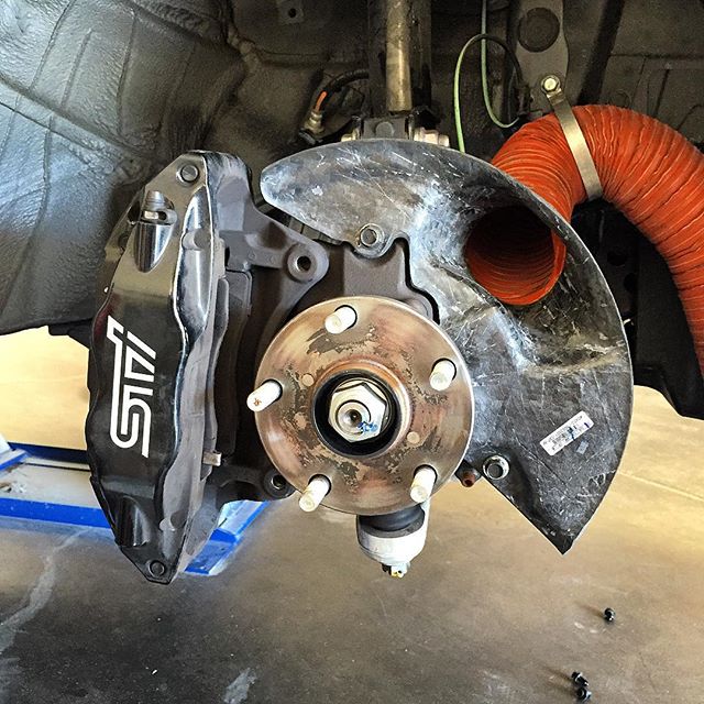Carbon Fiber Brake Cooling Kit- Subaru STI  2015-2017