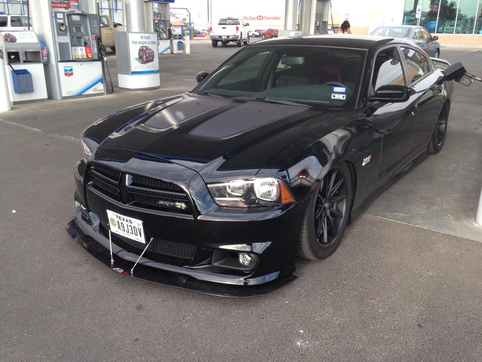 Carbon Fiber  Front Wind Splitter- 2011-2014 Dodge Charger SRT-8
