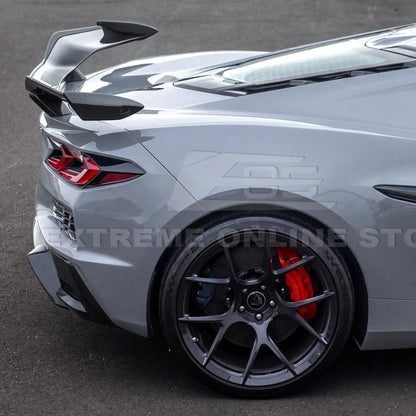 Corvette C8 Z06 W/ Z07 Package Factory Dry Carbon Fiber Rear High Wing Spoiler image 13