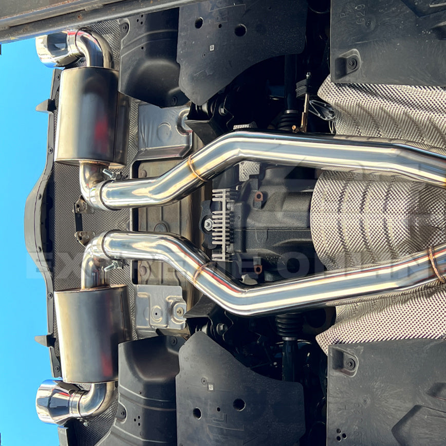 2020-Up Toyota Supra A90 A91 Dual Cat Back Exhaust image 5
