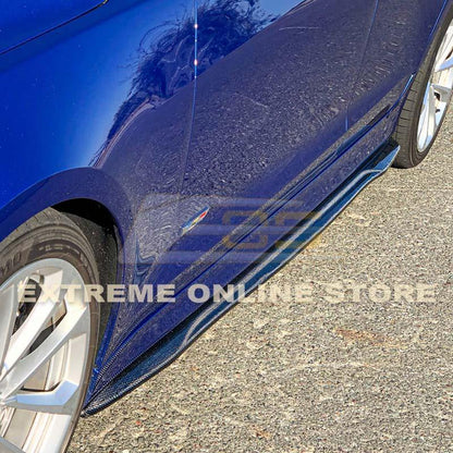 2016-19 Cadillac ATS-V Carbon Fiber Side Skirts Rocker Panels image 1