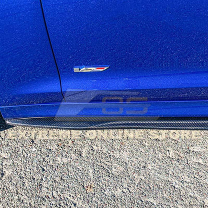 2016-19 Cadillac ATS-V Carbon Fiber Side Skirts Rocker Panels image 7