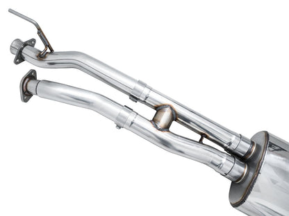 AWE 0FG Exhaust with BashGuard for 3rd Gen Tacoma - Dual Diamond Black Tips image 17