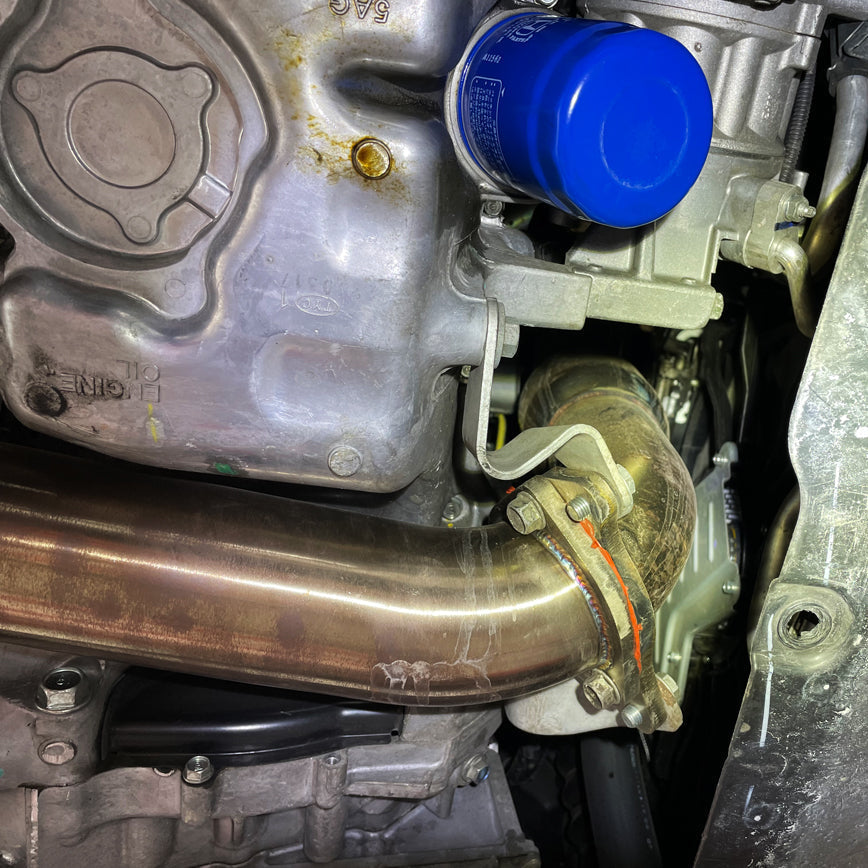 2017-21 Honda Civic 1.5T High Flow Cat / Catless Downpipe image 2