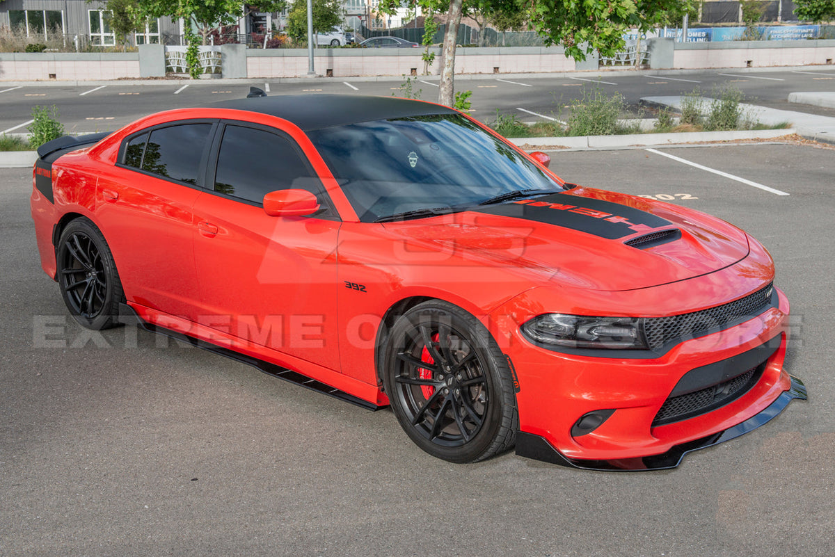 2015-Up Dodge Charger SRT Performance Add On Side Skirt Rocker Panels image 8