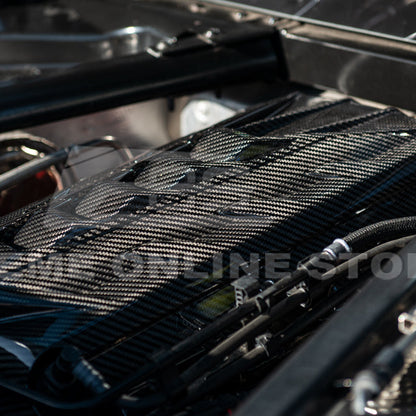 2020-Up Corvette C8 DRY CARBON FIBER LT2 Rear Engine Cover image 7
