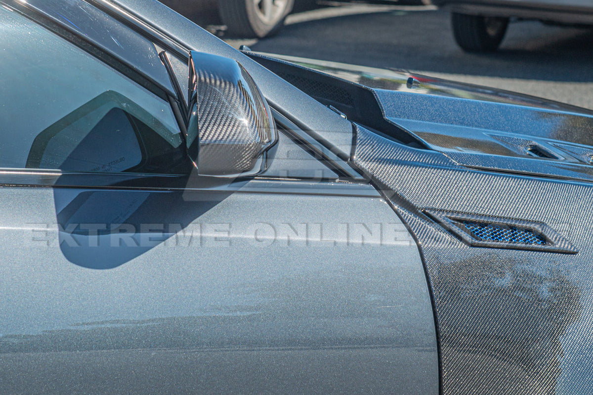 2009-15 Cadillac CTS | CTS-V DRY Carbon Fiber Mirror Covers image 21
