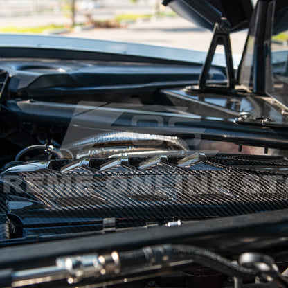 2020-Up Corvette C8 DRY CARBON FIBER LT2 Rear Engine Cover image 9
