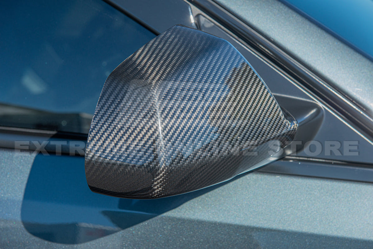 2009-15 Cadillac CTS | CTS-V DRY Carbon Fiber Mirror Covers image 14