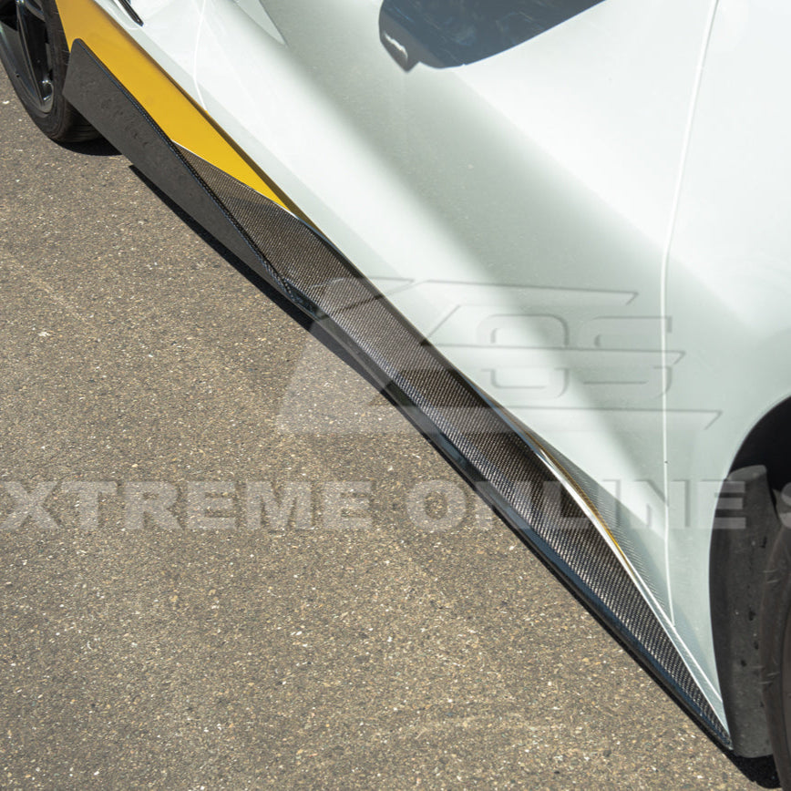 Chevrolet Corvette C8 DRY CARBON FIBER 5VM Side Skirts image 60