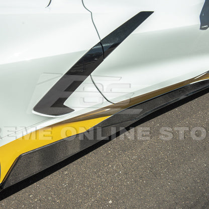 Chevrolet Corvette C8 DRY CARBON FIBER 5VM Side Skirts image 57