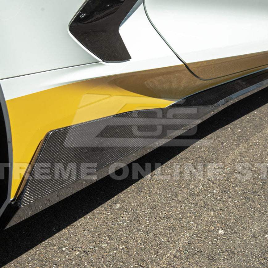 Chevrolet Corvette C8 DRY CARBON FIBER 5VM Side Skirts image 58