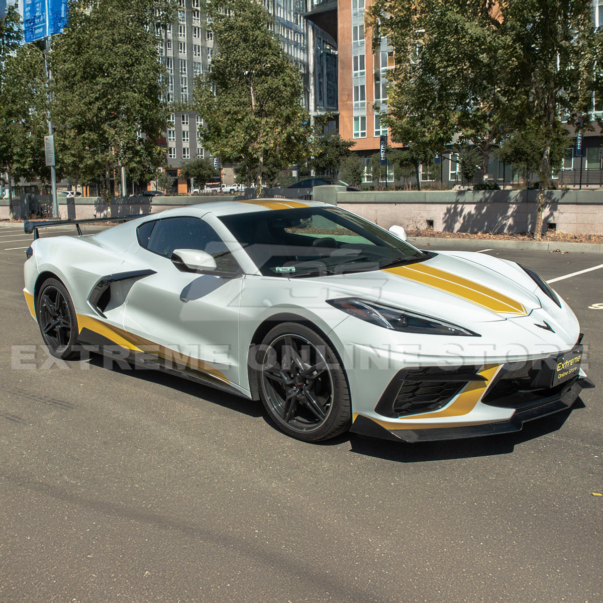 Chevrolet Corvette C8 DRY CARBON FIBER 5VM Side Skirts image 48