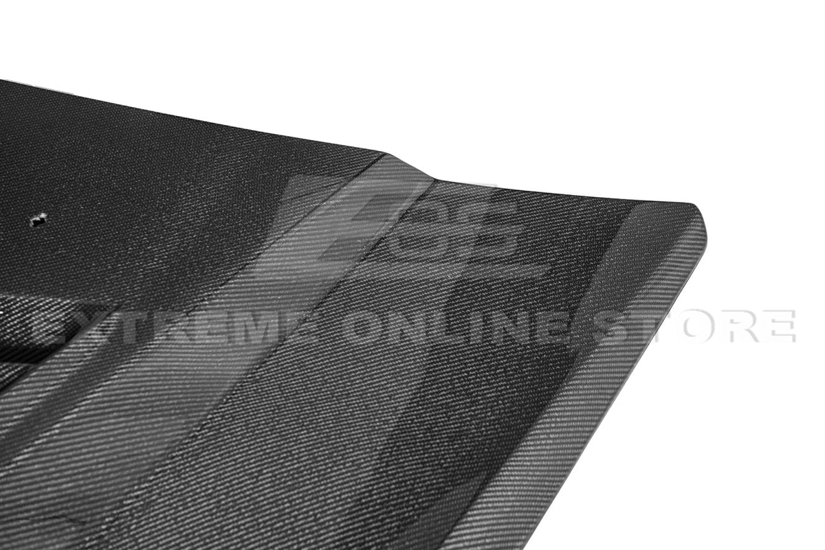 2009-15 Cadillac CTS-V Carbon Fiber Middle Vented Front Bumper Hood image 14