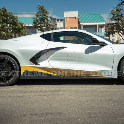 Chevrolet Corvette C8 DRY CARBON FIBER 5VM Side Skirts image 54