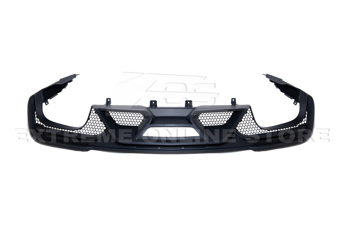 2018-22 Ford Mustang GT500 Rear Bumper Quad Tips Diffuser image 12