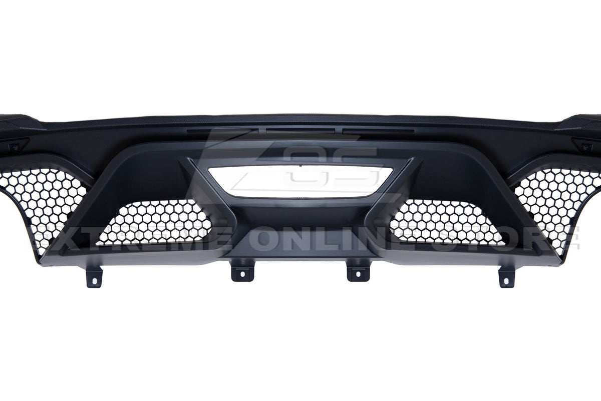 2018-22 Ford Mustang GT500 Rear Bumper Quad Tips Diffuser image 10