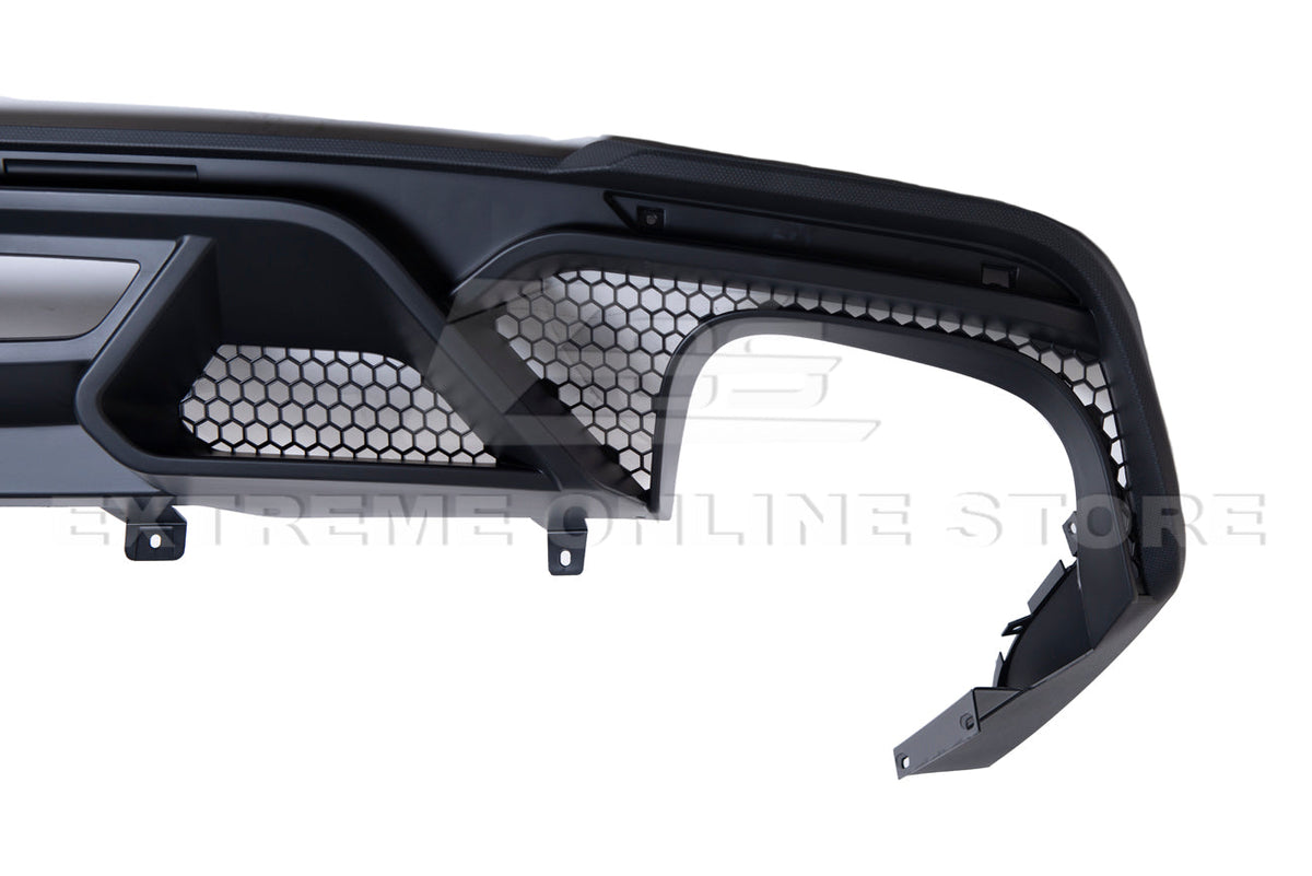 2018-22 Ford Mustang GT500 Rear Bumper Quad Tips Diffuser image 13